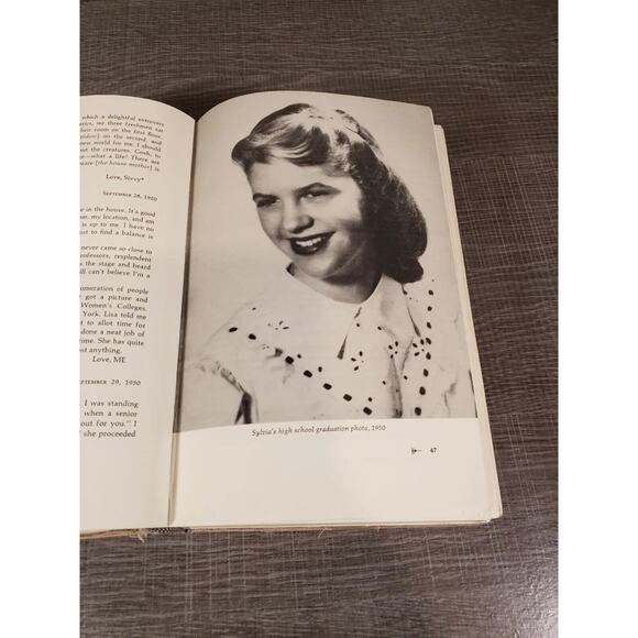 Letters Home by Sylvia Plath, Correspondence 1950-1963, Hardcover 1975 First Ed. - Picture 13 of 16